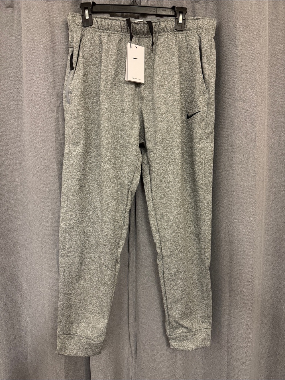 Nike Light Gray Heather Athletic Joggers